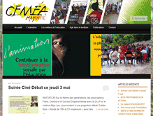 Tablet Screenshot of cemea-mayotte.org